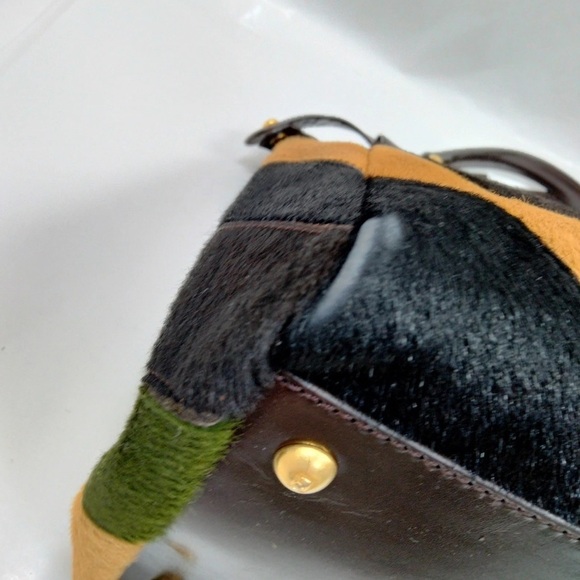 Fendi calf hair peekaboo large bag - Picture 6 of 10